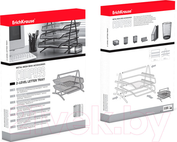 Изображение товара Лоток для бумаг Erich Krause Steel / 22512