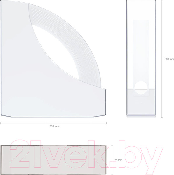 Изображение товара Лоток для бумаг Erich Krause Rainbow / 26502