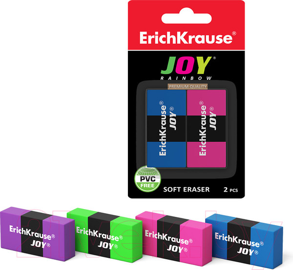 Изображение товара Ластик Erich Krause JOY Rainbow / 46523