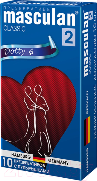 Изображение товара Презервативы Masculan Classic-2 с пупырышками №10