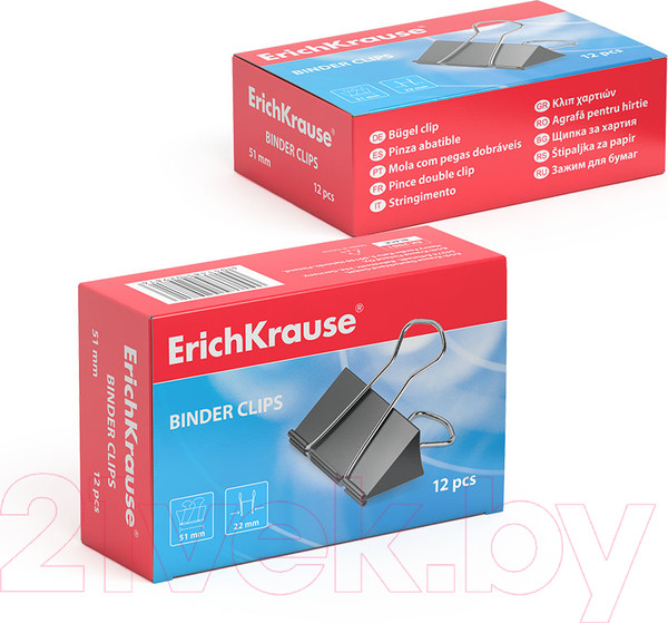 Изображение товара Зажим для бумаги Erich Krause 2981