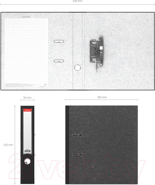 Изображение товара Папка-регистратор Erich Krause Original Pro / 33006 (синий)