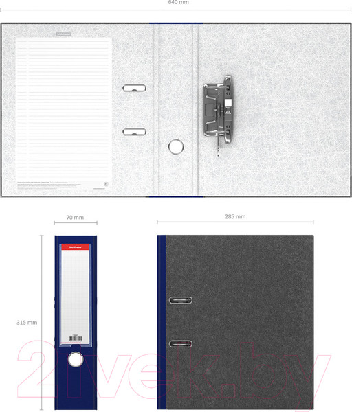 Изображение товара Папка-регистратор Erich Krause Original Pro / 33018 (синий)
