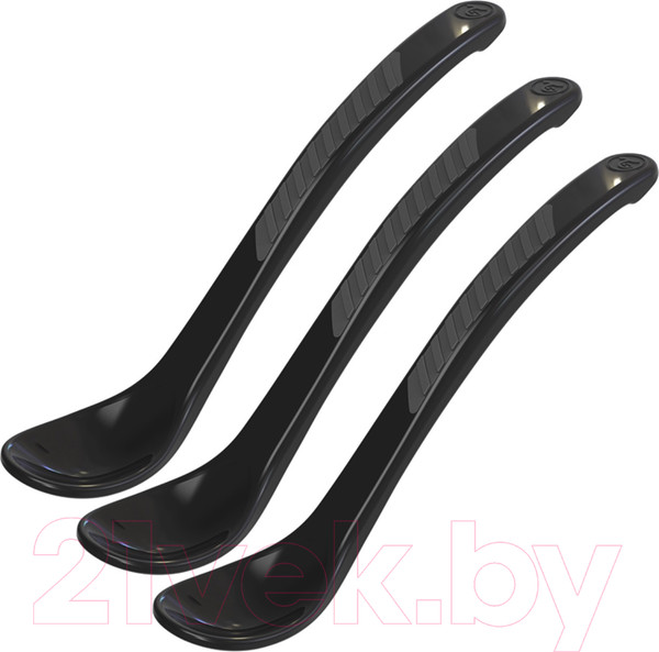 Изображение товара Набор столовых ложек для кормления Twistshake Feeding Spoon / 78188 (3шт, черный)