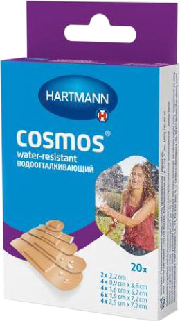 Изображение товара Пластырь Cosmos Water Resistant пять размеров (20шт)