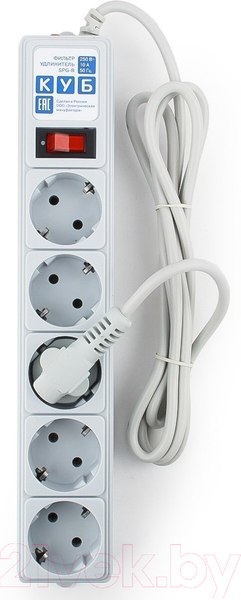 Изображение товара Сетевой фильтр Power Cube SPG-B-6 (1.9м, серый)