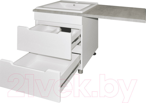 Изображение товара Тумба с умывальником Гамма Атриа-9055 СТ120 Р23о/Ф8-У 55