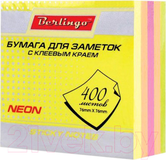 Изображение товара Блок для записей Berlingo Neon / LSb-76505