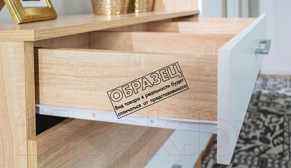 Изображение товара Комплект мебели для спальни Империал Алёна 3 (венге/дуб молочный)