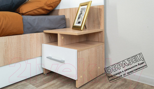 Изображение товара Комплект мебели для спальни Империал Алёна 3 (венге/дуб молочный)