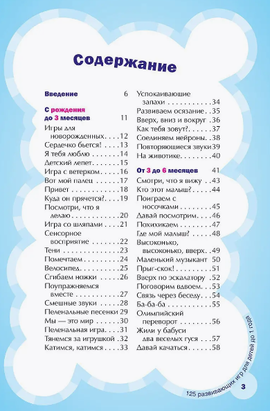 Изображение товара Развивающая книга Попурри 125 развивающих игр для детей до 1 года, твердая обложка (Силберг Джека)