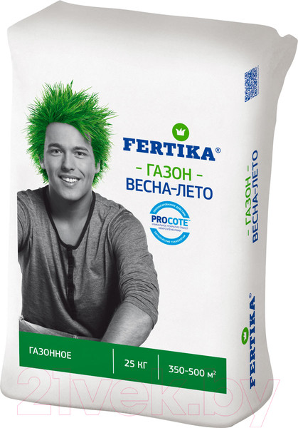 Изображение товара Удобрение Fertika Газонное. Весна-Лето (25кг)