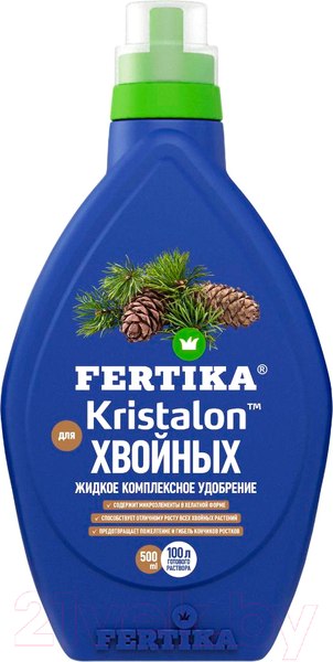 Изображение товара Удобрение Fertika Кристалон для хвойных (500мл)