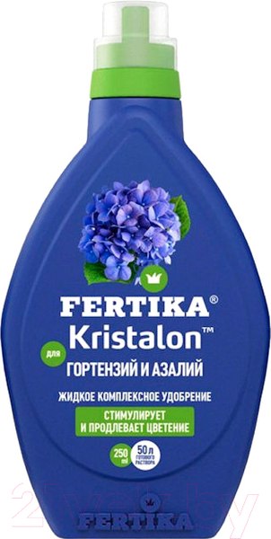 Изображение товара Удобрение Fertika Кристалон для гортензий и азалий (250мл)