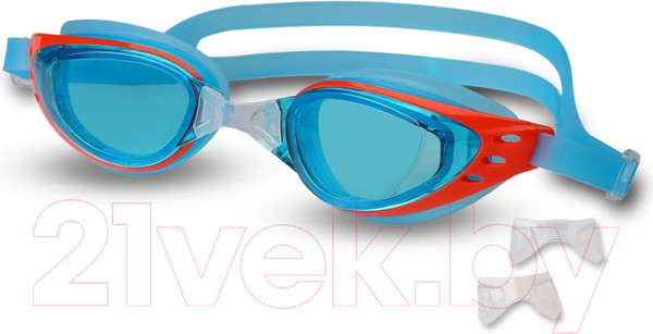 Изображение товара Очки для плавания Indigo Sport Pike GT21-4 / 4909 (голубой/оранжевый)