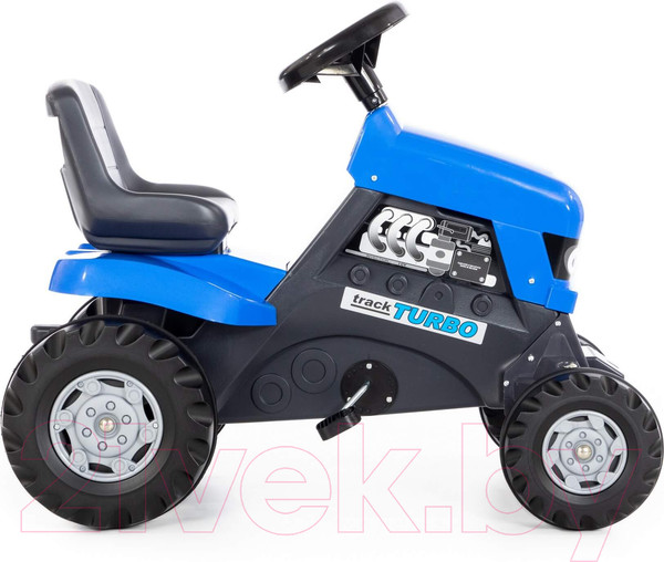 Изображение товара Каталка детская Полесье Turbo Трактор / 84620 (синий)