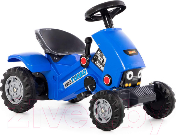 Изображение товара Каталка детская Полесье Turbo-2 Трактор / 84644 (синий)