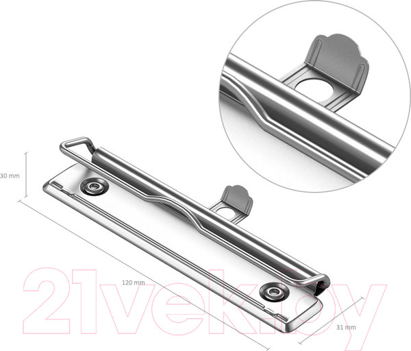 Изображение товара Планшет с зажимом Erich Krause Standard / 754 (черный)