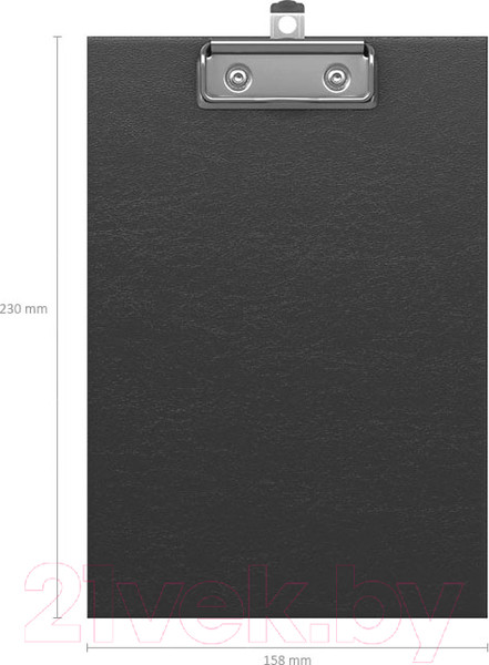 Изображение товара Планшет с зажимом Erich Krause Standard / 49444 (черный)