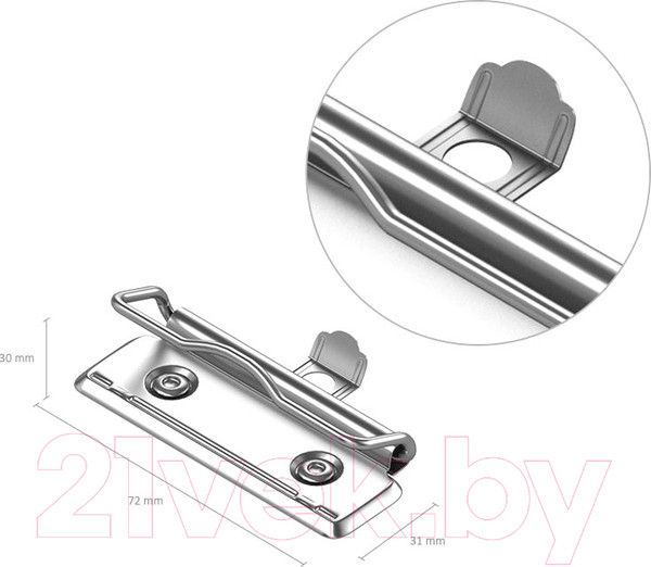 Изображение товара Планшет с зажимом Erich Krause Standard / 49445 (синий)