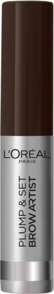 Изображение товара Тушь для бровей L'Oreal Paris Plump&Set Brow Artist 108 (темный брюнет)