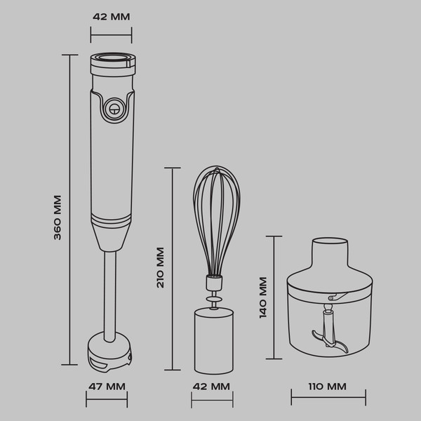 Изображение товара Блендер погружной Scarlett SC-HB42F91