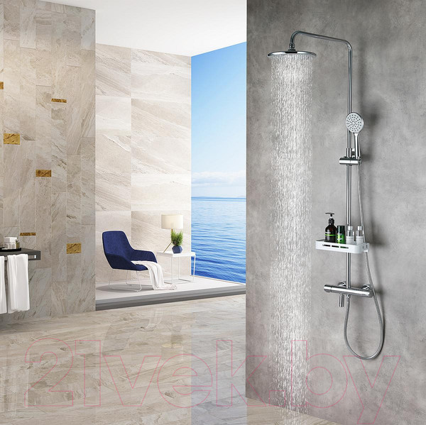 Изображение товара Душевая система со смесителем LEMARK Tropic LM7010C