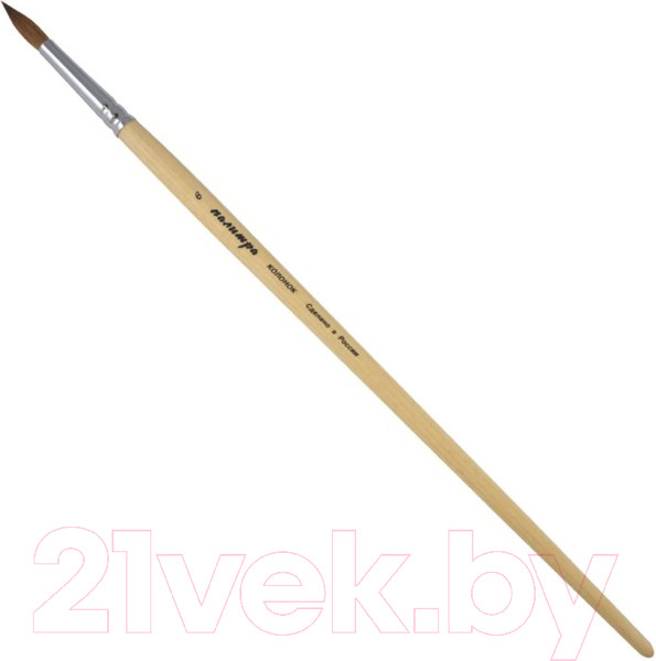 Изображение товара Кисть для рисования ПАЛИТРА Колонок круглая 6 / ЖК1-06.02Б