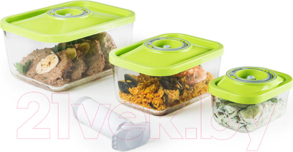 Изображение товара Набор для вакуумирования Status Vac-Glass-Set (зеленый)