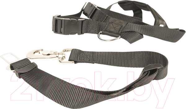 Изображение товара Ремень безопасности для собак Duvo Plus 121005/DV (L, черный)