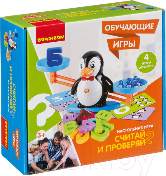 Изображение товара Развивающая игра Bondibon Считай и проверяй 2 / ВВ4266