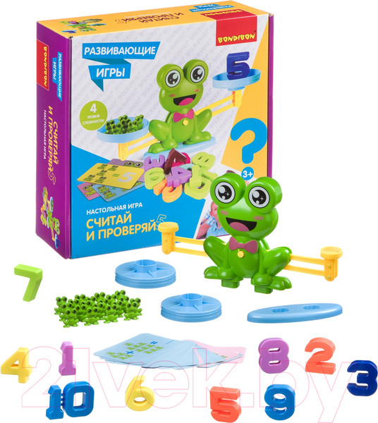 Изображение товара Развивающая игра Bondibon Считай и проверяй 5 / ВВ4674