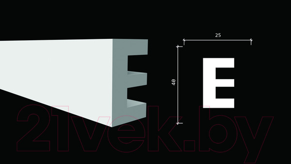 Изображение товара Молдинг Decor-Dizayn DD612 (40х25х2000)