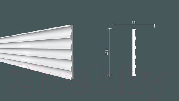 Изображение товара Панель дюрополимерная Decor-Dizayn DD902 (130x10x3000)