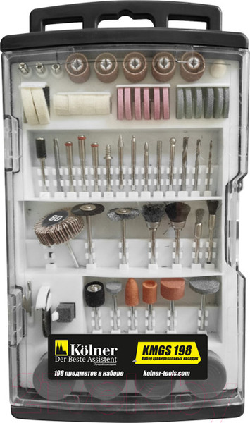 Изображение товара Набор насадок для гравера Kolner KMGS 198