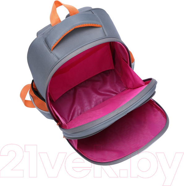 Изображение товара Школьный рюкзак Grizzly RAz-086-14/610734 (серый)