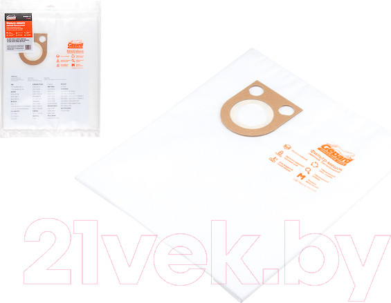 Изображение товара Комплект пылесборников для пылесоса Gepard GP90008-115 (5шт)