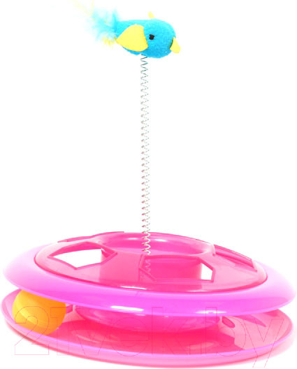 Изображение товара Игрушка для кошек Duvo Plus Happy Hoop / 1717042/DV (розовый)