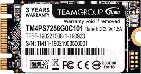 Изображение товара SSD диск Team MS30 256GB (TM4PS7256G0C101)