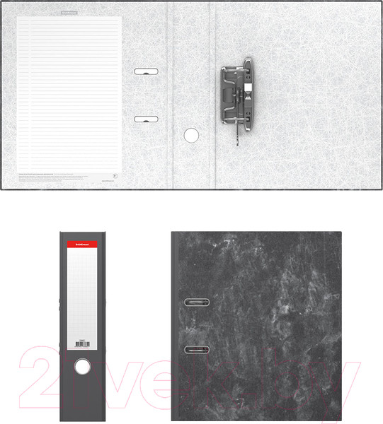 Изображение товара Папка-регистратор Erich Krause Economy / 33862 (серый)