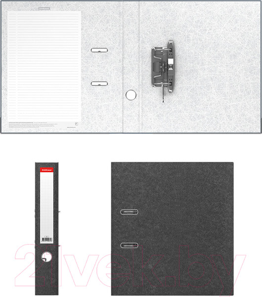 Изображение товара Папка-регистратор Erich Krause Basic / 73 (серый)