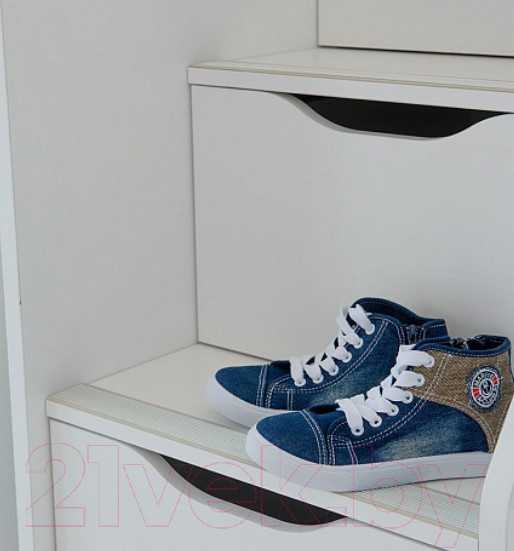 Изображение товара Комплект противоскользящих накладок Polini Kids City/Urban (белый)