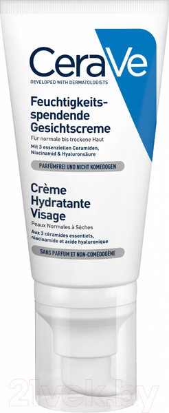 Изображение товара Лосьон для лица CeraVe Увлажняющий для нормальной и сухой кожи (52мл)