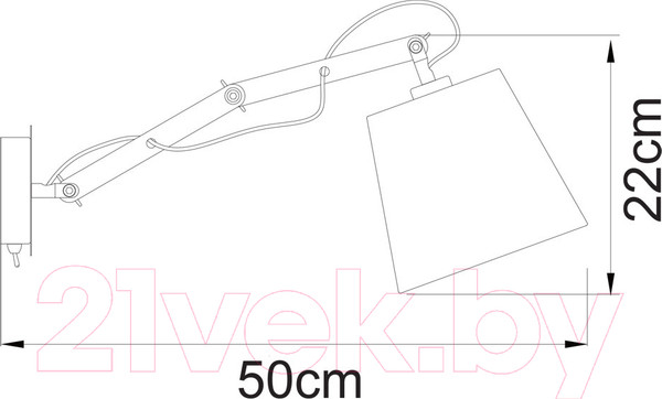 Изображение товара Бра Arte Lamp Pinoccio A5700AP-1WH