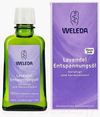 Изображение товара Масло для тела Weleda Расслабляющее с лавандой (100мл)