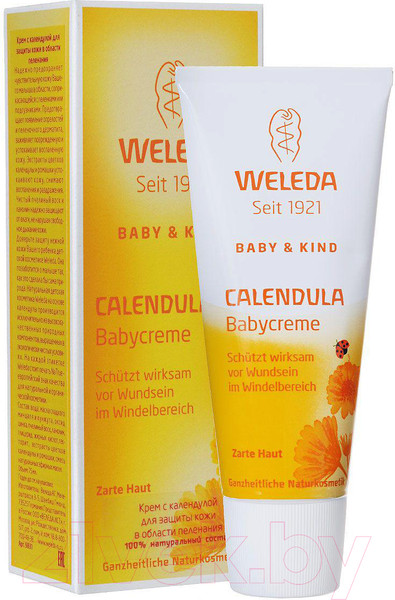 Изображение товара Крем детский Weleda Для защиты кожи в области пеленания с календулой (75мл)
