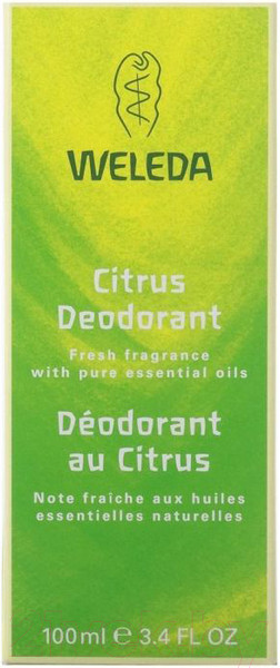 Изображение товара Дезодорант-спрей Weleda Цитрусовый (100мл)