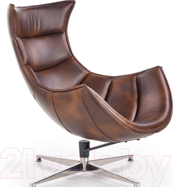 Изображение товара Кресло мягкое Halmar Luxor (темно-коричневый)