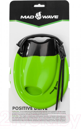 Изображение товара Ласты Mad Wave Positive Drive 40-41 (зеленый)