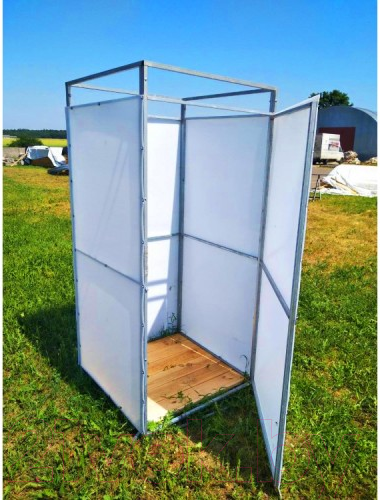 Изображение товара Душ для дачи КомфортПром Без тамбура / 10010001 (с покрытием)